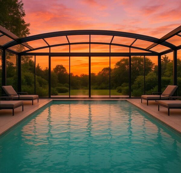 heated pools for year round swimming