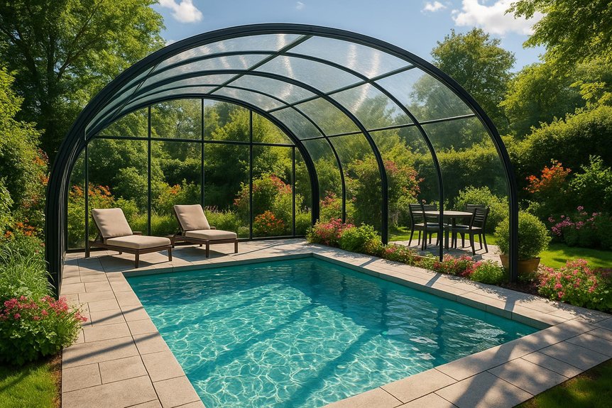 pool enclosure styles and costs