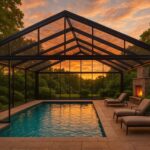 year round swimming pool enclosure